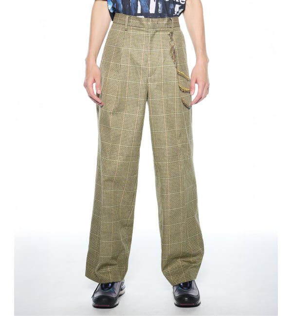 JOINT WORKS「TOLQ / トルク Printed One Tuck Trousers」|スラックス|ベージュ