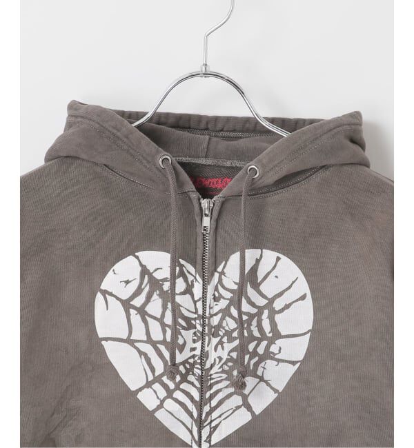 JOINT WORKS「Little Willow / リトルウィロー 別注 HEART SPIDER ZIP HOODIE」|パーカー|