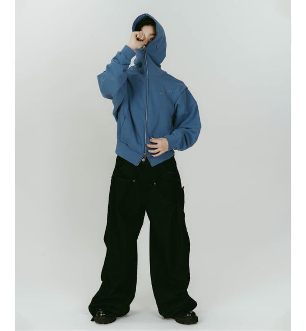 JOINT WORKS「Knuth Marf/クヌースマーフ pierced hooded sweatshirt」|パーカー|