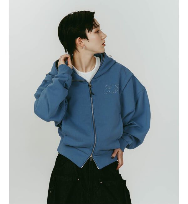 JOINT WORKS「Knuth Marf/クヌースマーフ pierced hooded sweatshirt」|パーカー|