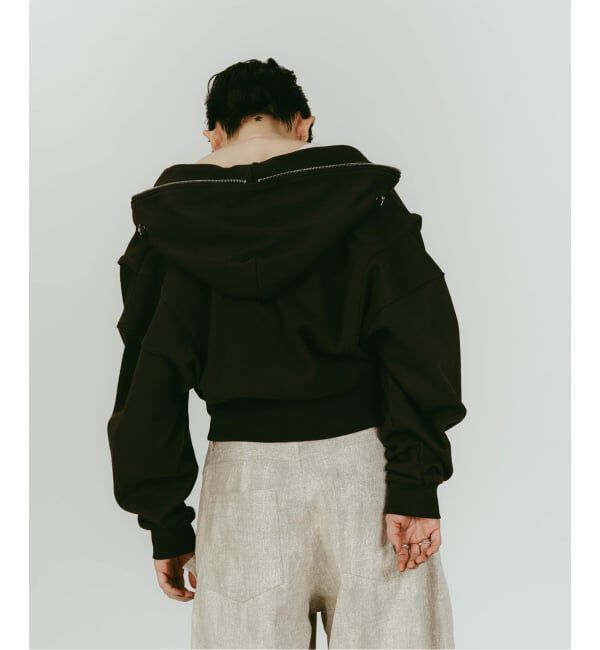 JOINT WORKS「Knuth Marf/クヌースマーフ pierced hooded sweatshirt」|パーカー|