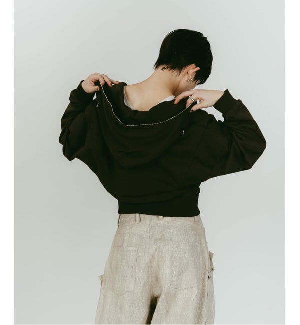 JOINT WORKS「Knuth Marf/クヌースマーフ pierced hooded sweatshirt」|パーカー|