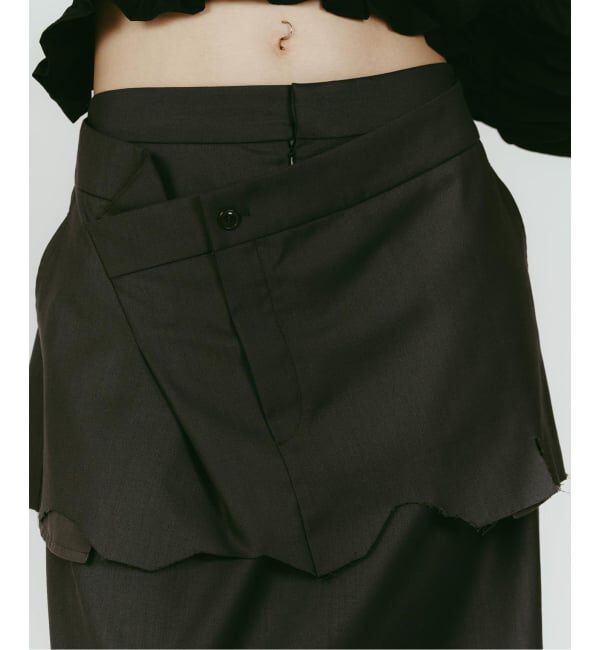 JOINT WORKS「Knuth Marf/クヌースマーフ cut layered mid length skirt」|スカート|