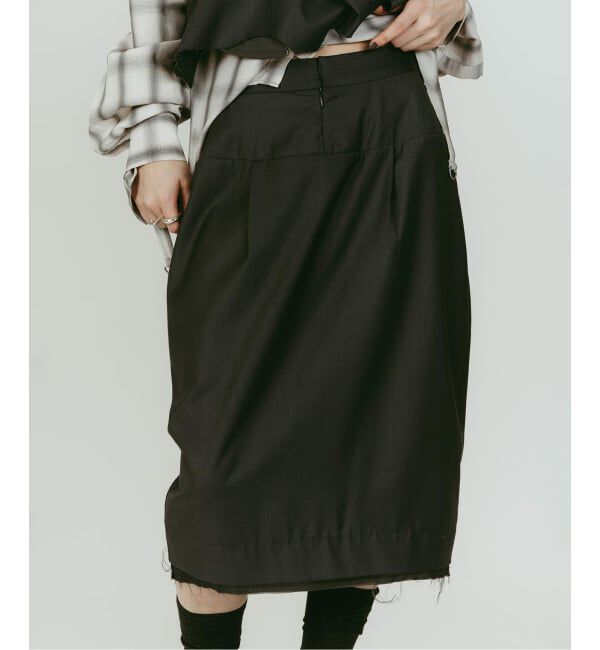 JOINT WORKS「Knuth Marf/クヌースマーフ cut layered mid length skirt」|スカート|