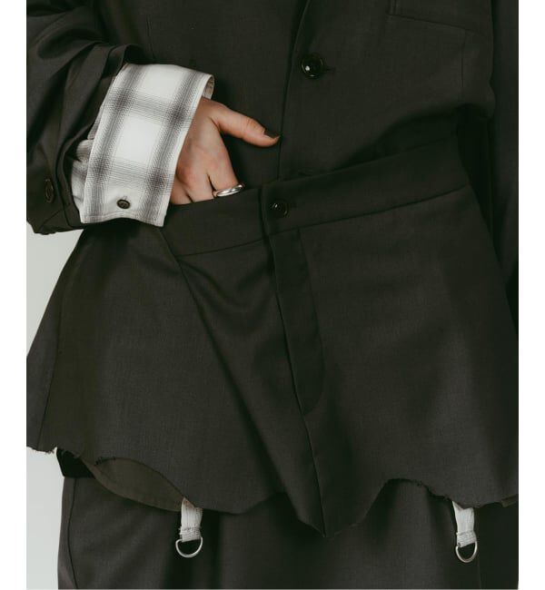 JOINT WORKS「Knuth Marf/クヌースマーフ cut layered mid length skirt」|スカート|