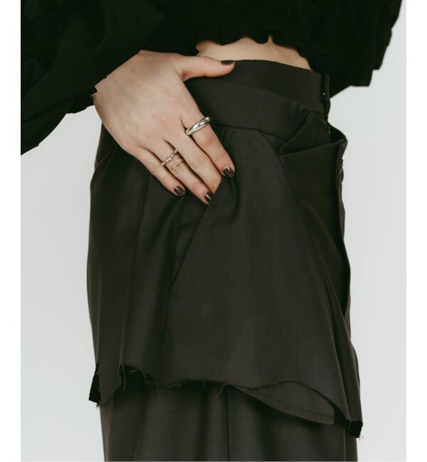 JOINT WORKS「Knuth Marf/クヌースマーフ cut layered mid length skirt」|スカート|