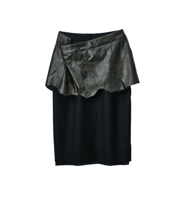 JOINT WORKS「Knuth Marf/クヌースマーフ cut layered mid length skirt」|スカート|