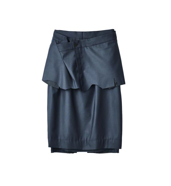 JOINT WORKS「Knuth Marf/クヌースマーフ cut layered mid length skirt」|スカート|