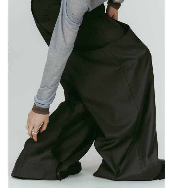 JOINT WORKS「Knuth Marf/クヌースマーフ high-boot detail pants」|スラックス|
