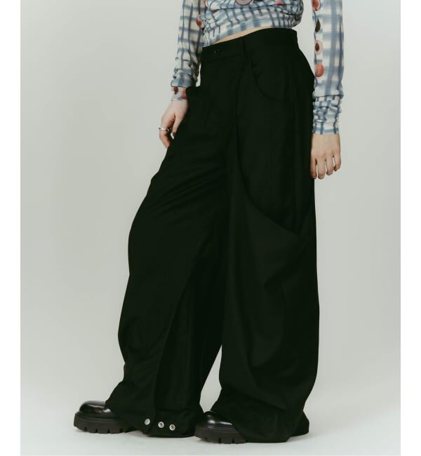 JOINT WORKS「Knuth Marf/クヌースマーフ high-boot detail pants」|スラックス|