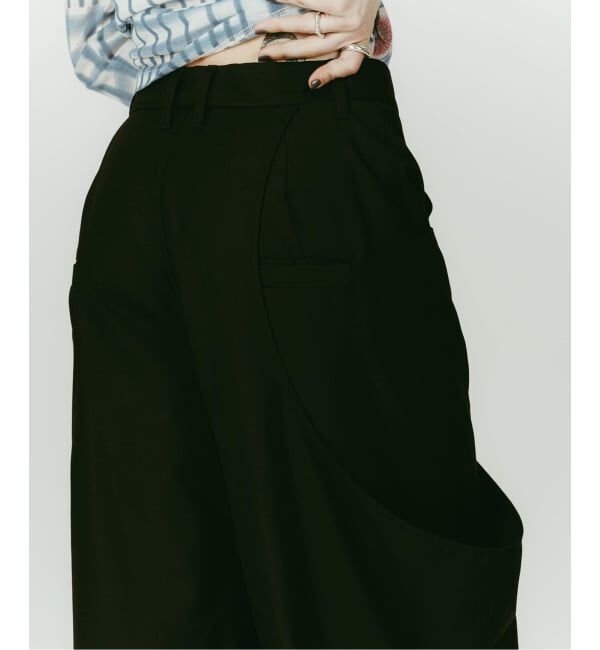 JOINT WORKS「Knuth Marf/クヌースマーフ high-boot detail pants」|スラックス|