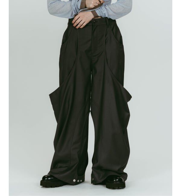 JOINT WORKS「Knuth Marf/クヌースマーフ high-boot detail pants」|スラックス|