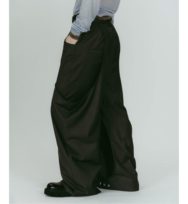 JOINT WORKS「Knuth Marf/クヌースマーフ high-boot detail pants」|スラックス|