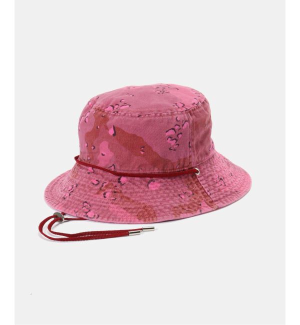 JOINT WORKS「SUBLiMEROW / サブライムロー DYED CAMO SAFARI HAT」|キャップ・キャスケット|ピンク