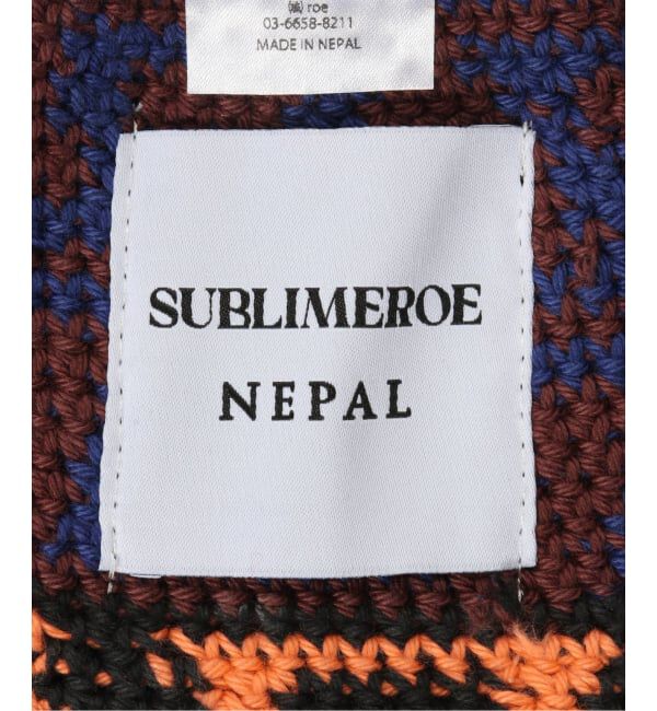 JOINT WORKS「SUBLiMEROW / サブライムロー FINE HANDKNIT HAT」|ハット|