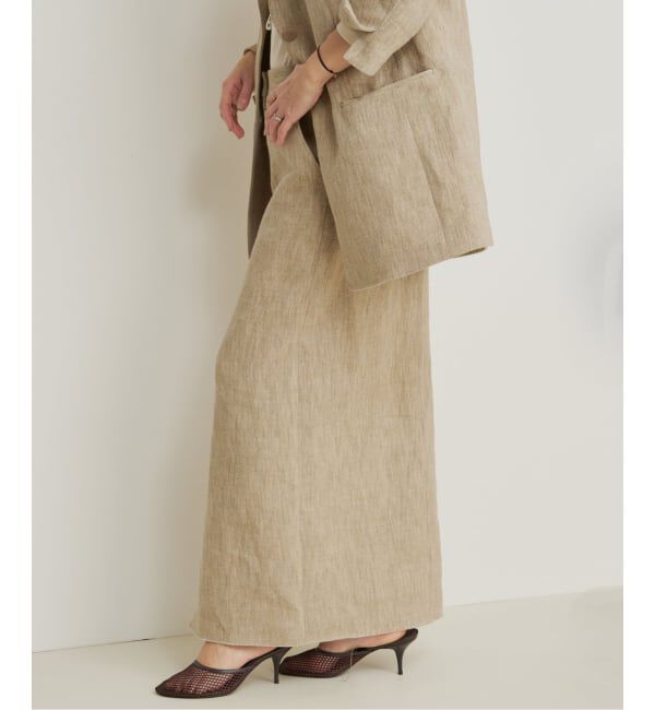 Plage「《予約》R&rsquo;IAM BALI 麻混ツイード スカート」|スカート|
