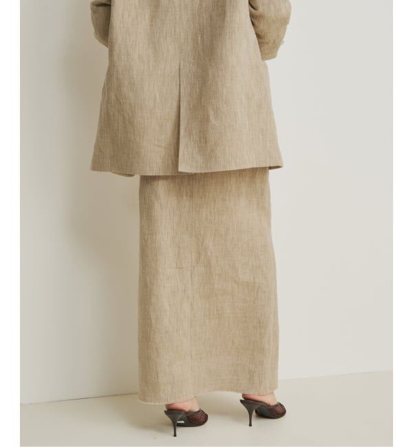 Plage「《予約》R&rsquo;IAM BALI 麻混ツイード スカート」|スカート|