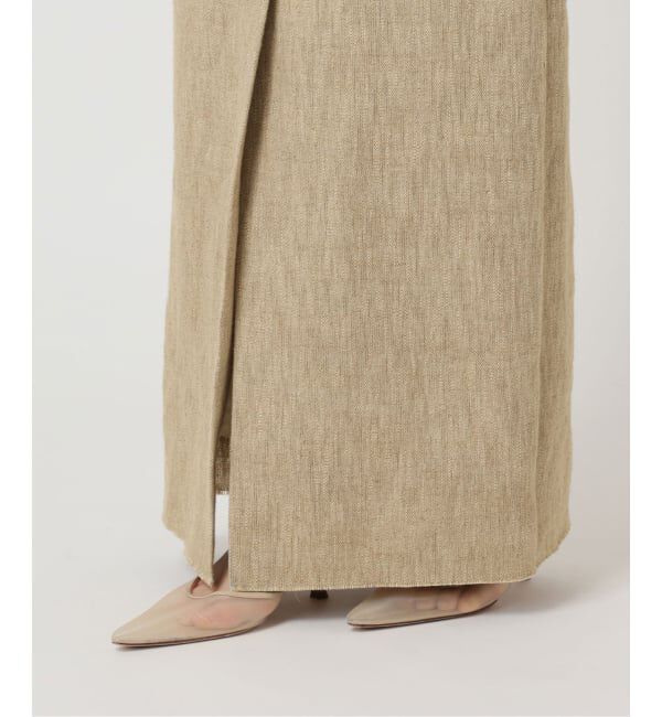 Plage「《予約》R&rsquo;IAM BALI 麻混ツイード スカート」|スカート|