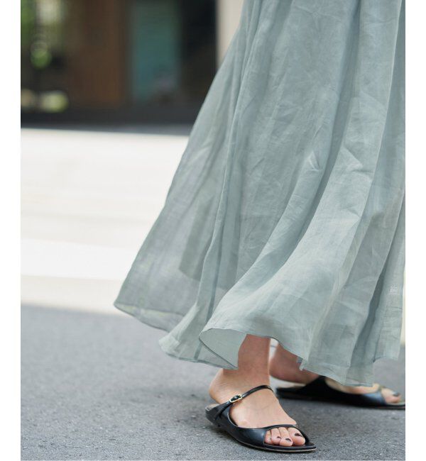 IENA「ラミーギャザーロングスカート」|スカート|