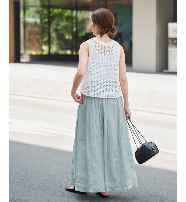 IENA「ラミーギャザーロングスカート」|スカート|