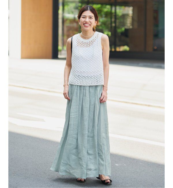 IENA「ラミーギャザーロングスカート」|スカート|