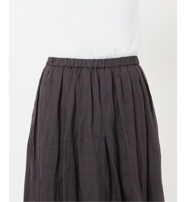 IENA「ラミーギャザーロングスカート」|スカート|