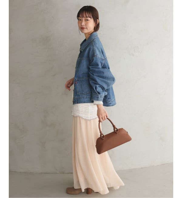 追加》Levi's/リーバイス SLOBE別注 BALLOON SLEEVE TRACKER デニム