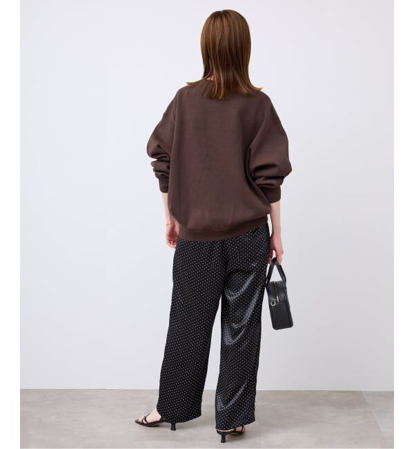 SLOBE IENA「《WEB限定/追加3》ダブルフェイスジャージースナップカーディガン」|カーディガン|