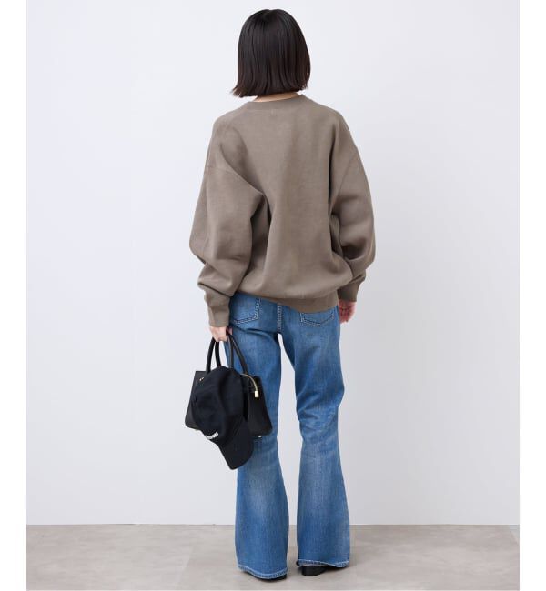 SLOBE IENA「《WEB限定/追加3》ダブルフェイスジャージースナップカーディガン」|カーディガン|