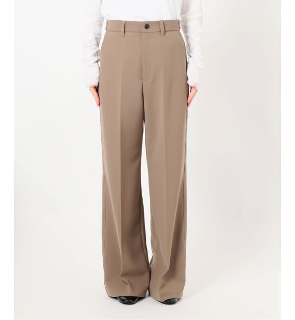 IENA LA BOUCLE「IENA LA BOUCLE ソフトダブルクロススラックス」|スラックス|