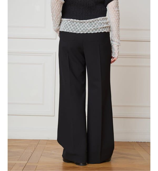 IENA LA BOUCLE「IENA LA BOUCLE ソフトダブルクロススラックス」|スラックス|