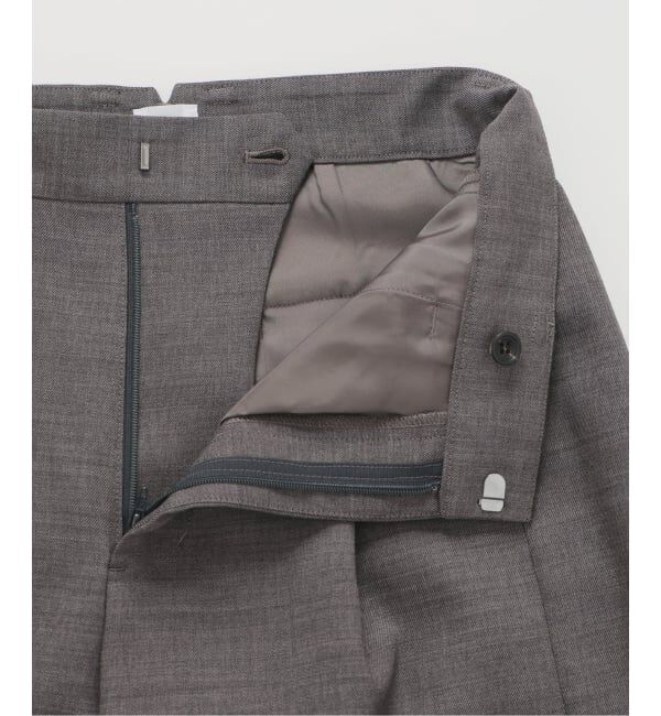 IENA LA BOUCLE「IENA LA BOUCLE サイロウーステッドツイルタックパンツ」|スラックス|