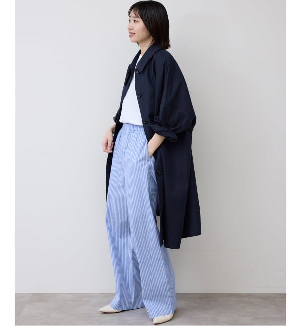 SLOBE IENA「ストライプパジャマパンツ」|スラックス|