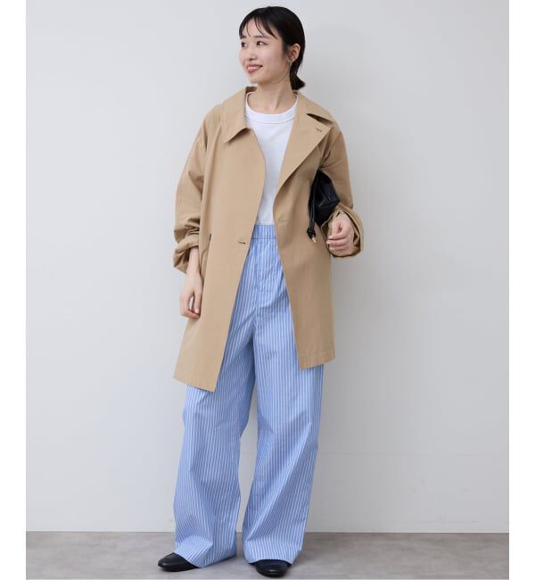 SLOBE IENA「ストライプパジャマパンツ」|スラックス|