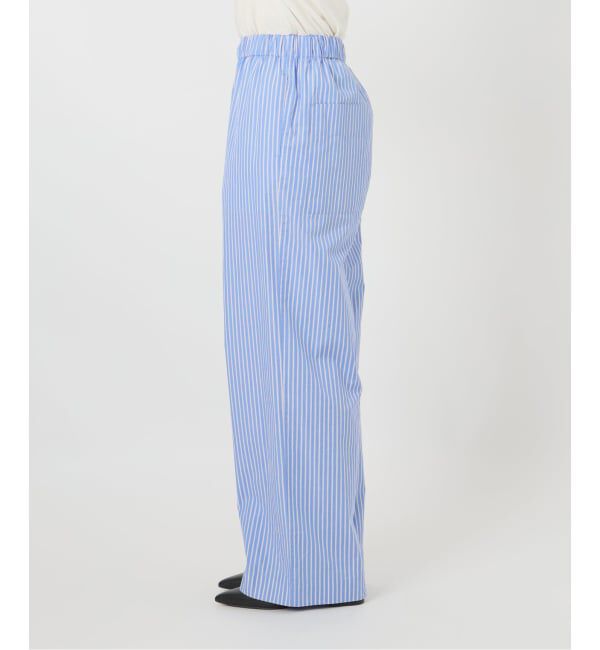 SLOBE IENA「ストライプパジャマパンツ」|スラックス|