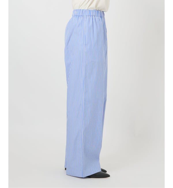 SLOBE IENA「ストライプパジャマパンツ」|スラックス|