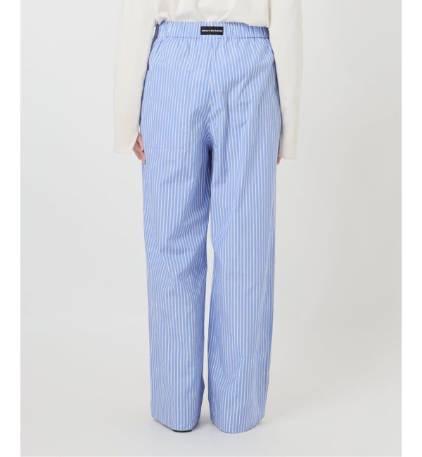 SLOBE IENA「ストライプパジャマパンツ」|スラックス|