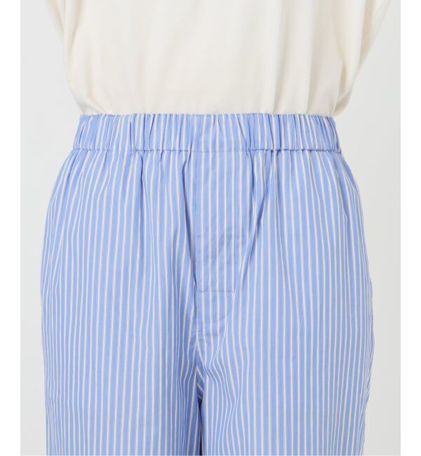 SLOBE IENA「ストライプパジャマパンツ」|スラックス|