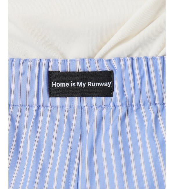 SLOBE IENA「ストライプパジャマパンツ」|スラックス|