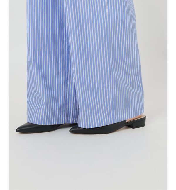 SLOBE IENA「ストライプパジャマパンツ」|スラックス|