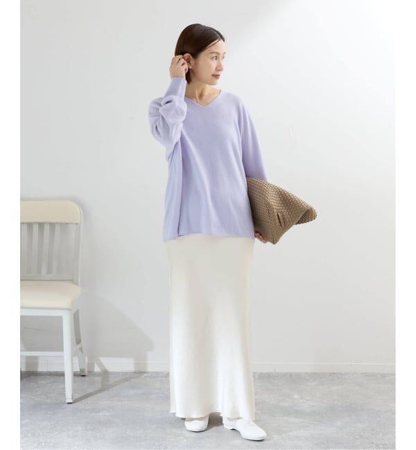 IENA「《追加17》ダブルサテンスカート」|スカート|