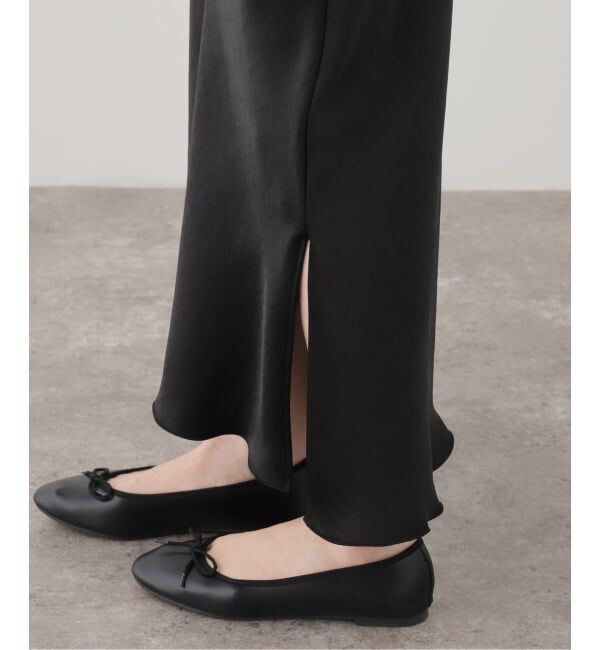 IENA「《追加17》ダブルサテンスカート」|スカート|