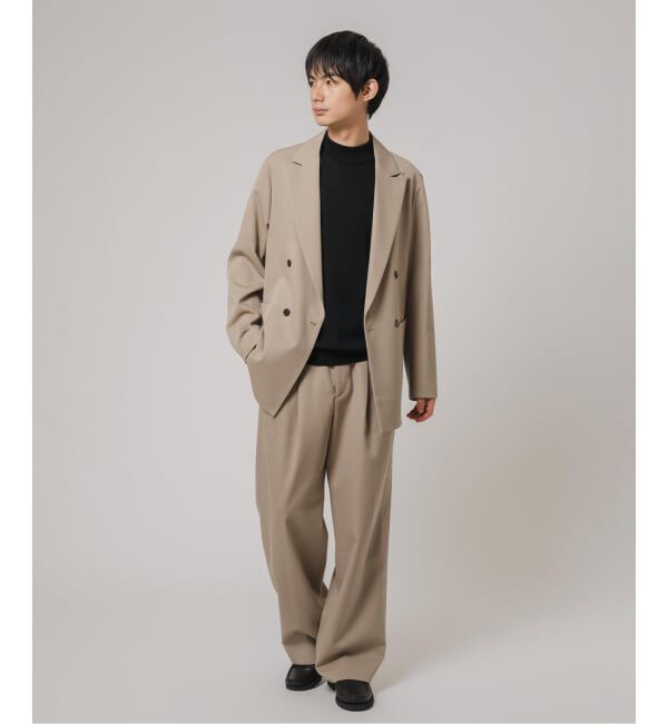 EDIFICE「VISTO ギャバ  2プリーツ パンツ【セットアップ着用可】」|スラックス|