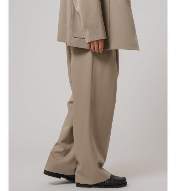 EDIFICE「VISTO ギャバ  2プリーツ パンツ【セットアップ着用可】」|スラックス|