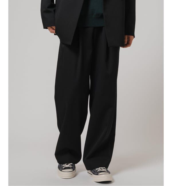 EDIFICE「VISTO ギャバ  2プリーツ パンツ【セットアップ着用可】」|スラックス|