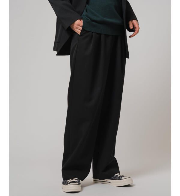 EDIFICE「VISTO ギャバ  2プリーツ パンツ【セットアップ着用可】」|スラックス|