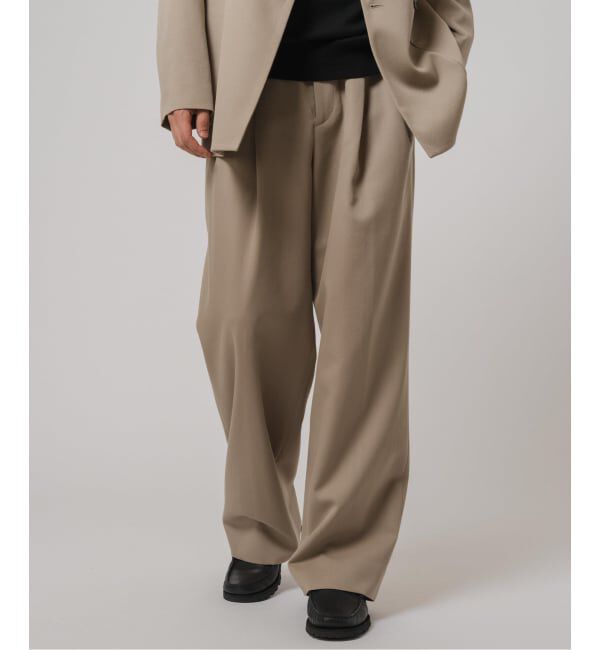 EDIFICE「VISTO ギャバ  2プリーツ パンツ【セットアップ着用可】」|スラックス|