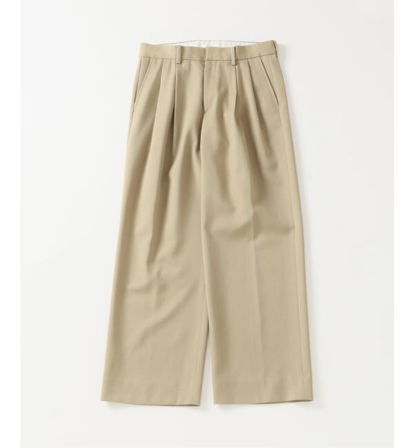 EDIFICE「VISTO ギャバ  2プリーツ パンツ【セットアップ着用可】」|スラックス|