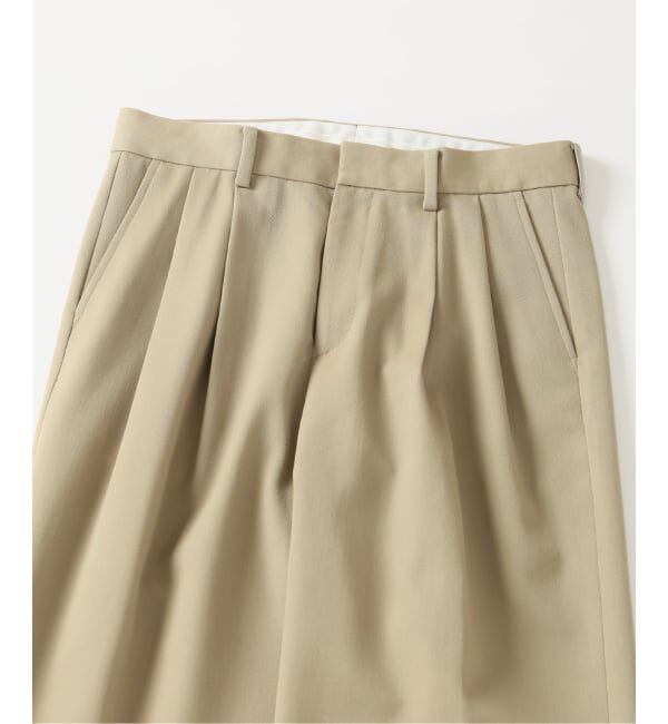 EDIFICE「VISTO ギャバ  2プリーツ パンツ【セットアップ着用可】」|スラックス|