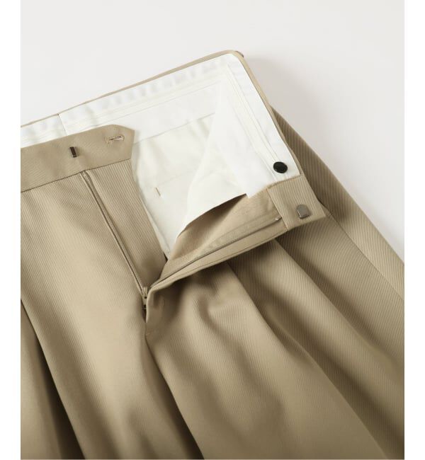 EDIFICE「VISTO ギャバ  2プリーツ パンツ【セットアップ着用可】」|スラックス|
